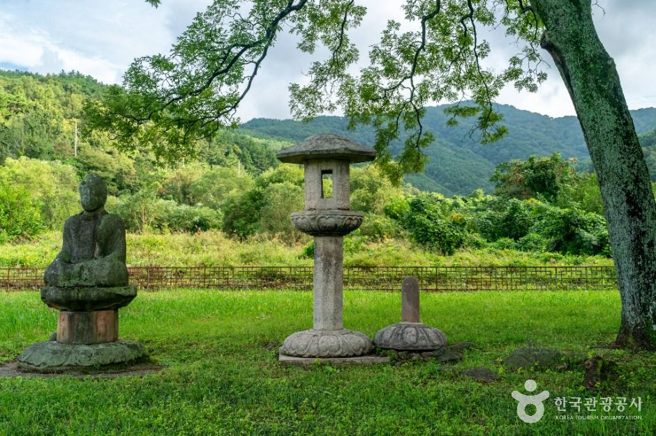 합천 백암리 석등
