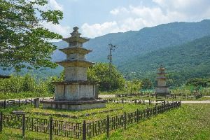 산청 단속사지 동 삼층석탑