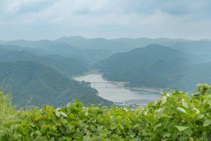 군위 화산산성 전망대