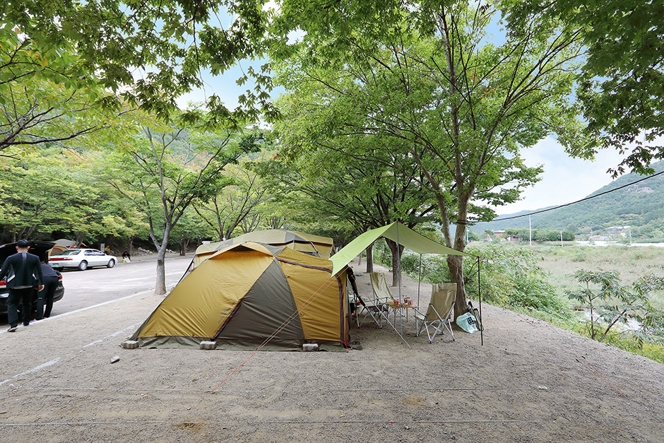 운문산군립공원 소머리야영장