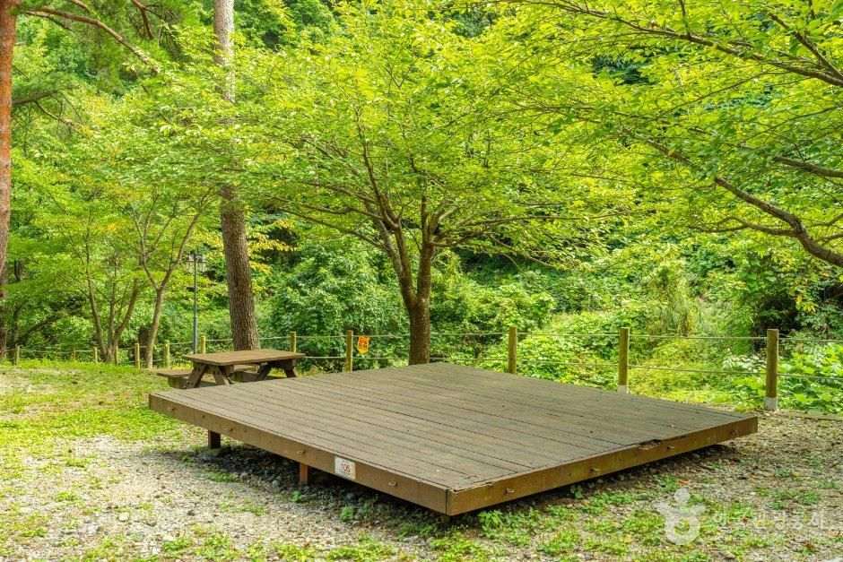 국립검봉산자연휴양림 야영장