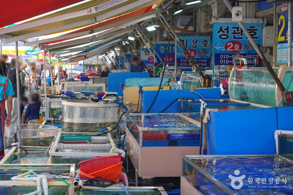 몽산포어촌계수산물판매장